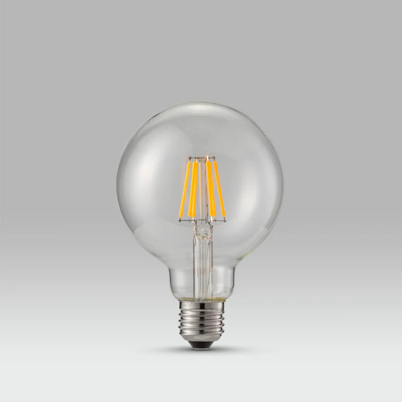 LED Filament Bulbs E27 G45, 4W Warm White - Set of 6