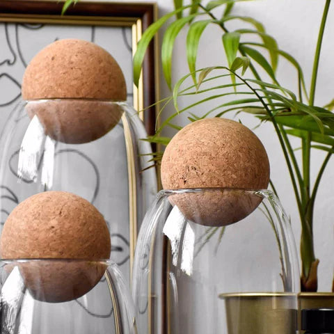Glass Storage Jars - Set of 3
