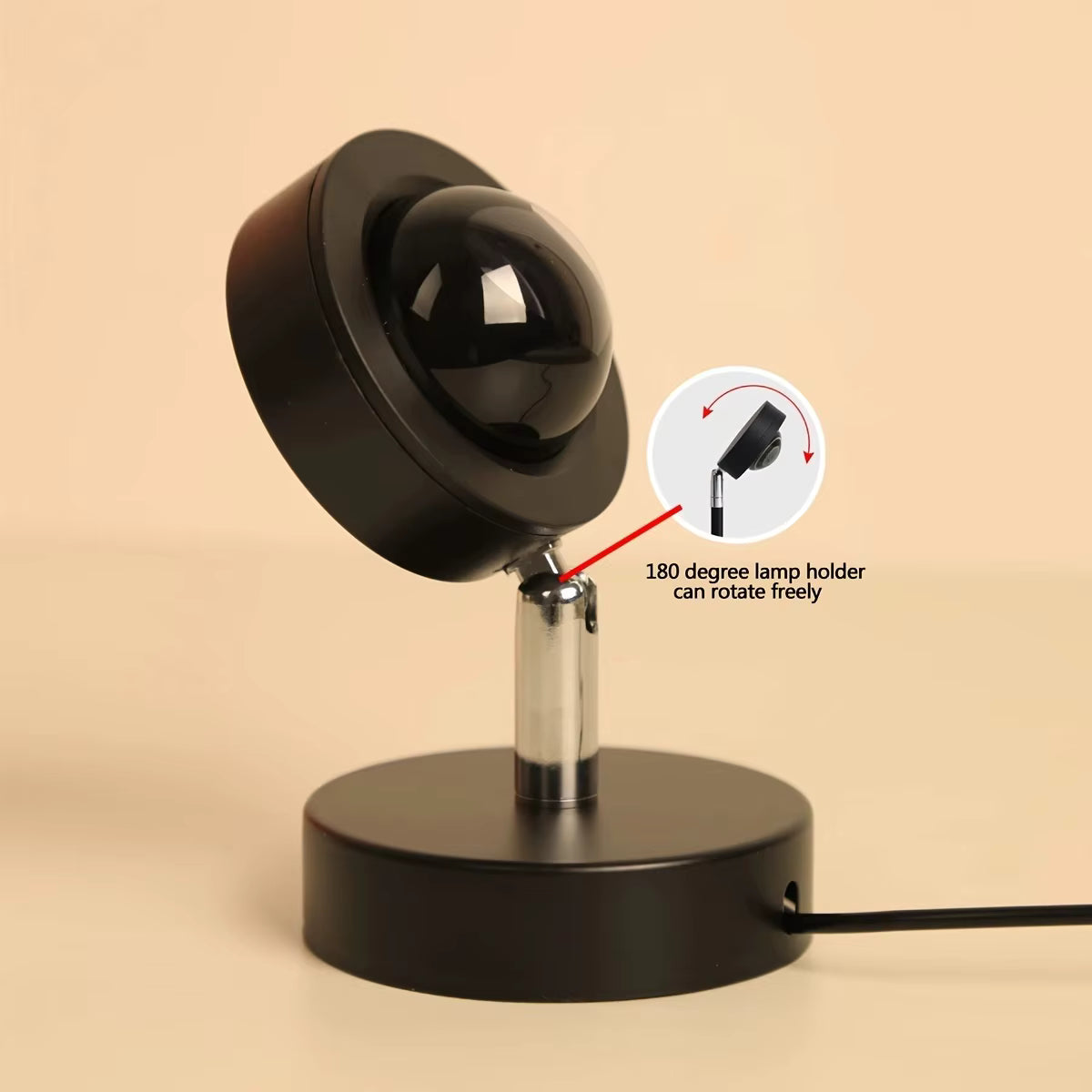 LED Heart Projection Lamp - Set of 3