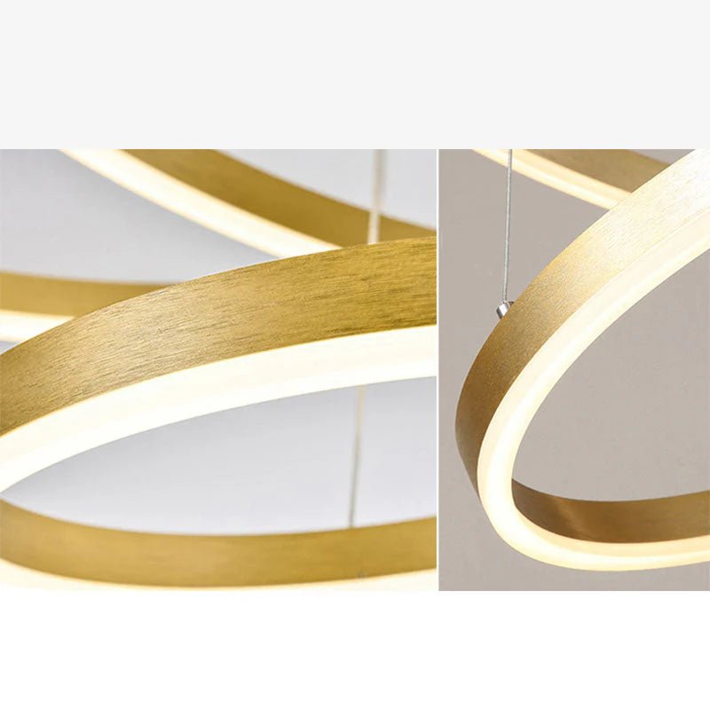 Modern Tir - Circle Liner Pendant Light - TheOrivana