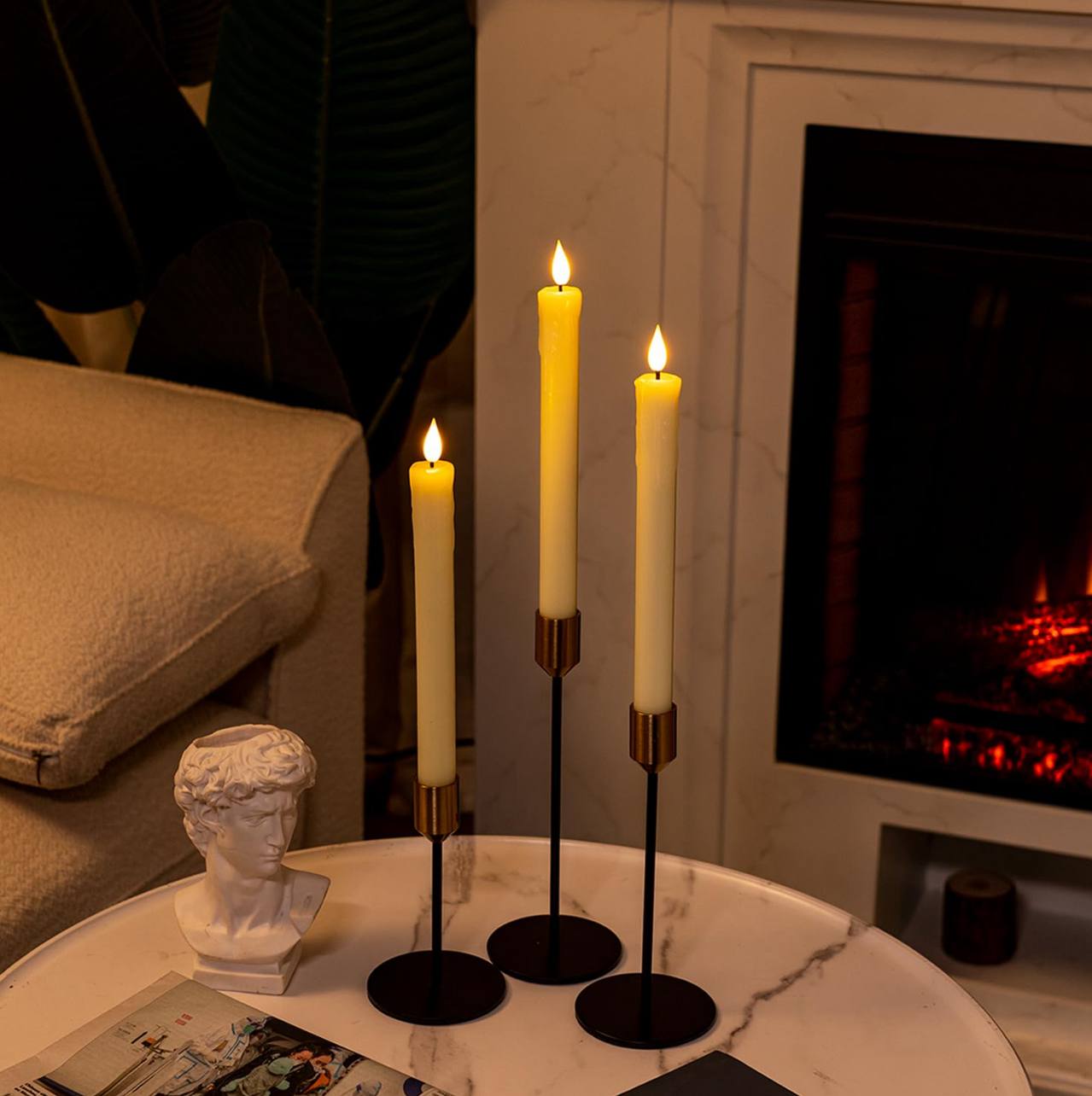 LED Elegant Candle - Set of 6