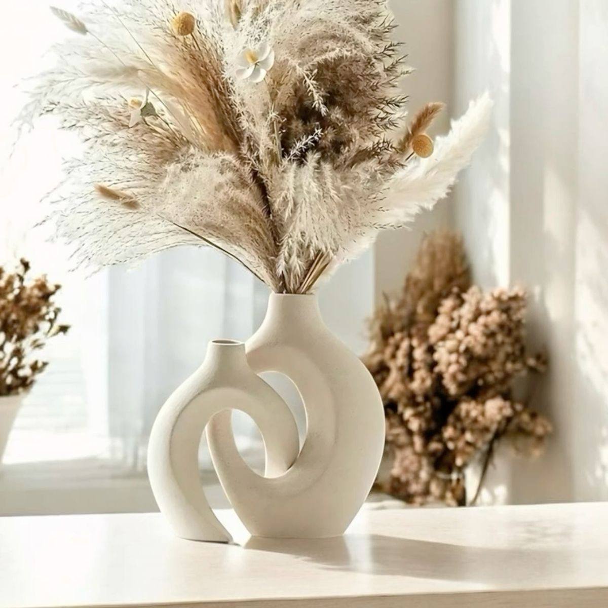 Abstract Nordic Ceramic Vase