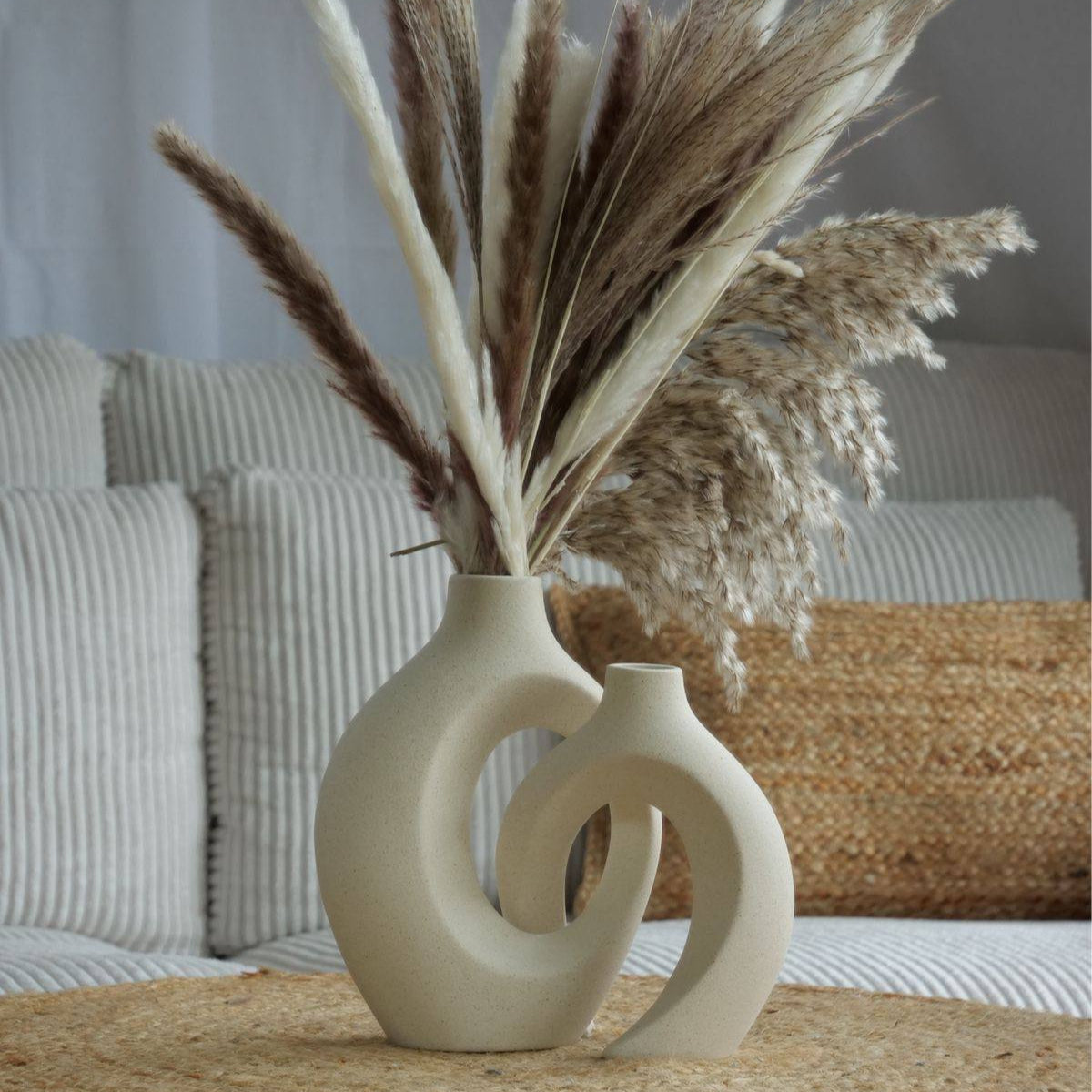 Abstract Nordic Ceramic Vase