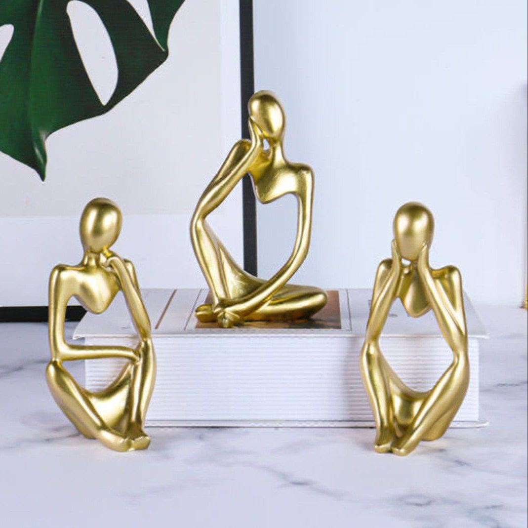 Luxury Abstract Sculpture - Set of 3