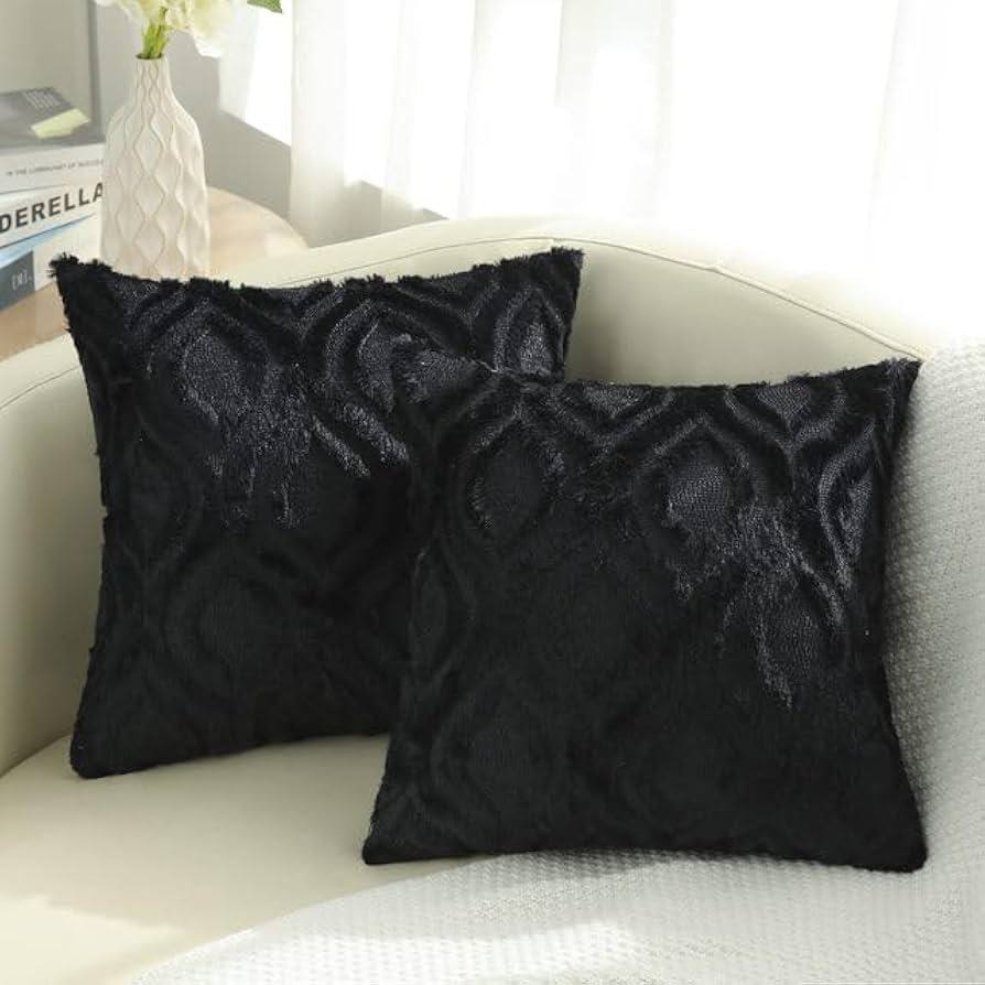 Cozy Textured Cushion Covers - Set of 2