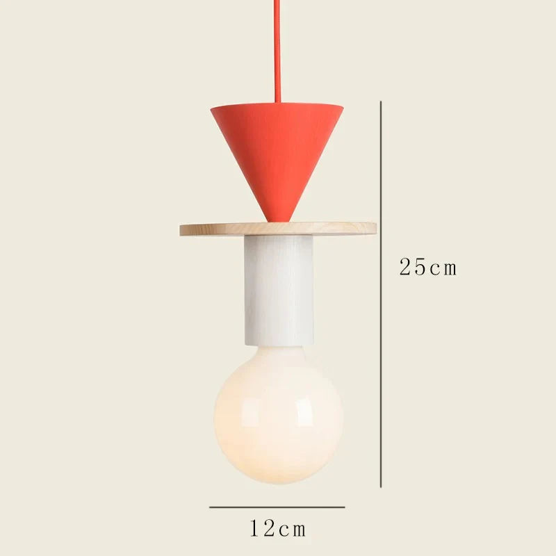 Nordic Wood LED Pendant Light