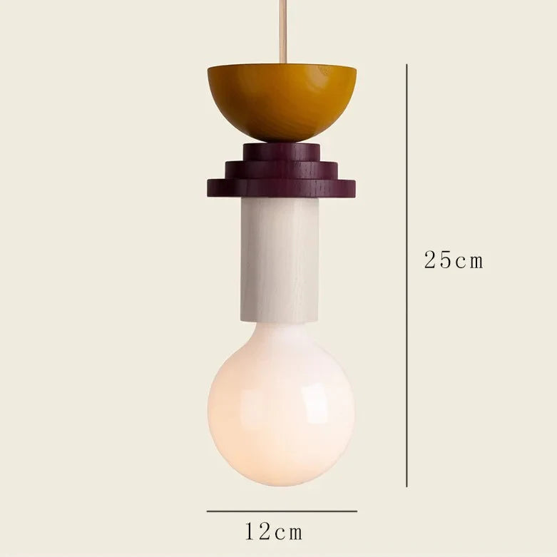 Nordic Wood LED Pendant Light