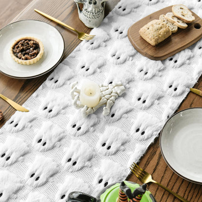 Ghost & Pumpkin Halloween Table Runner