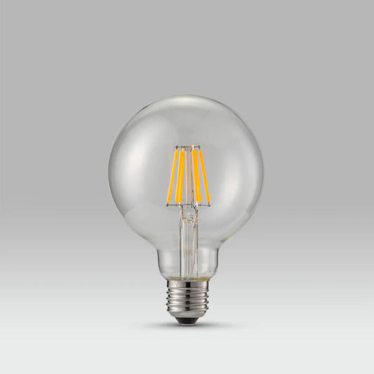LED Filament Bulbs E27 G45, 4W Warm White - Set of 6