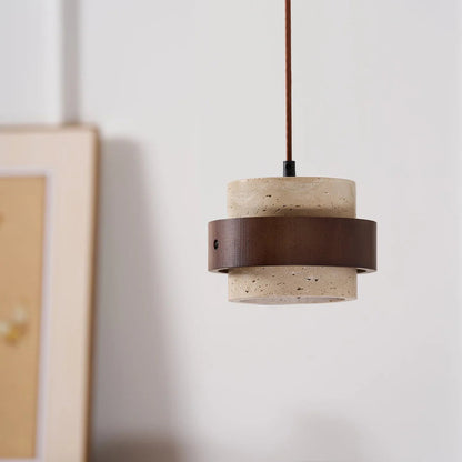 Retro Stone Wabi-Sabi Pendant Light
