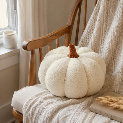 Plush Pumpkin Decorative Cushion