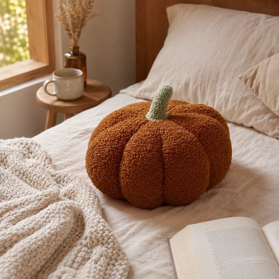 Plush Pumpkin Decorative Cushion