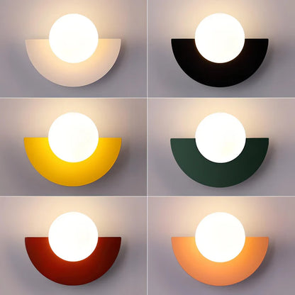 Half Moon Wall Lamp - Nordic LED Design
