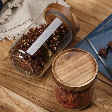 Minimalist Glass Storage Jars - Set of 4