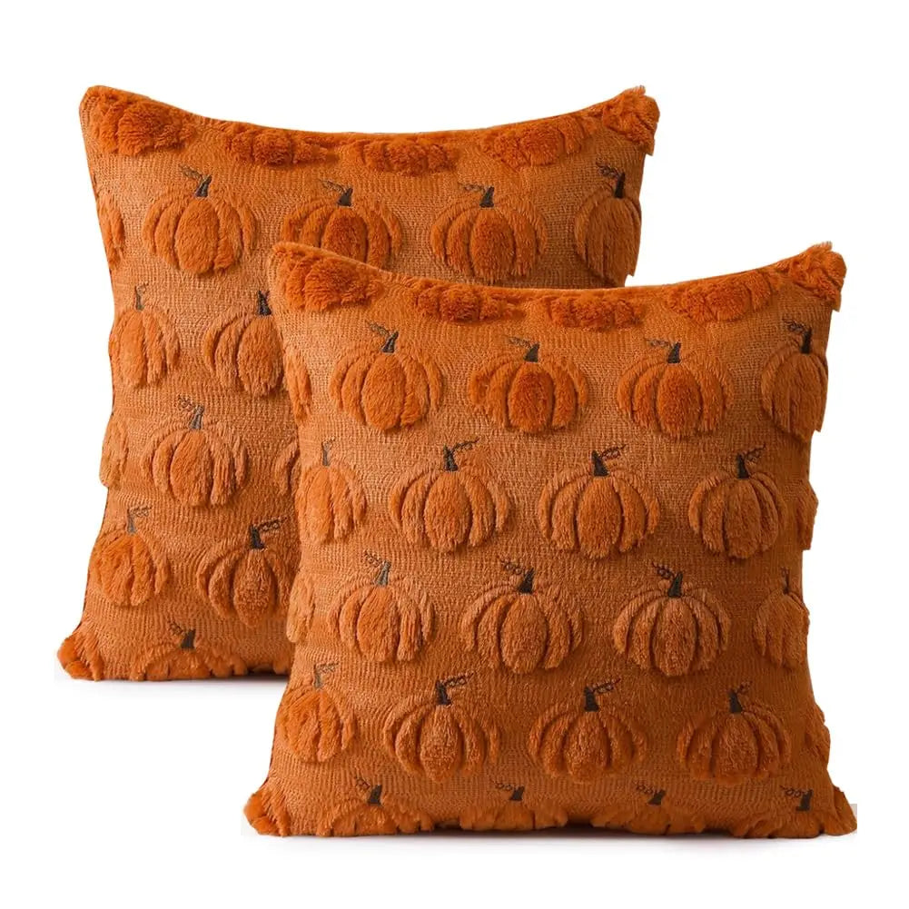 Rust Fur Halloween Cushion Cover - TheOrivana