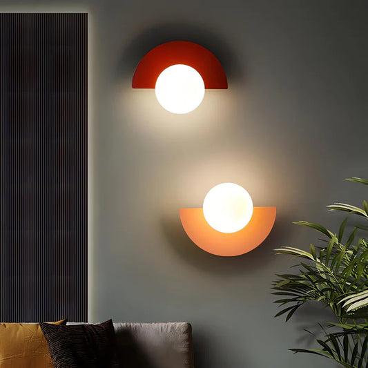 Half Moon Wall Lamp - Nordic LED Design