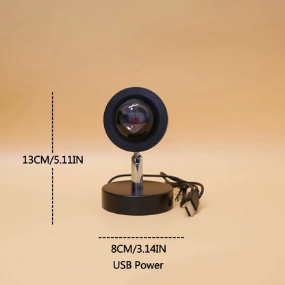 LED Heart Projection Lamp - Set of 3