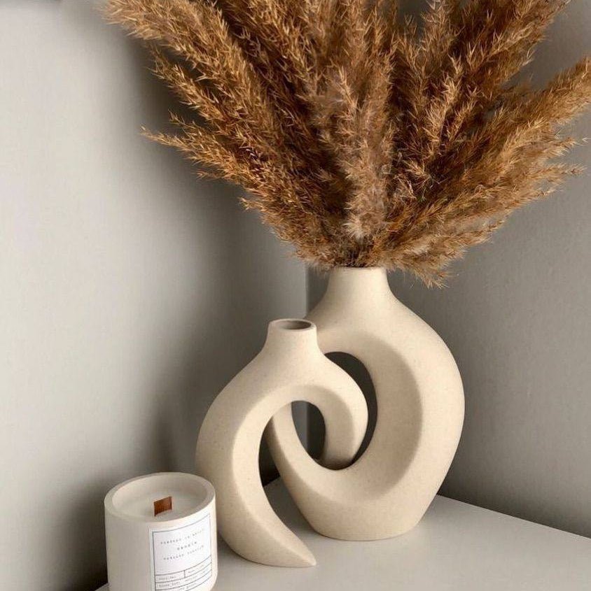 Abstract Nordic Ceramic Vase - TheOrivana