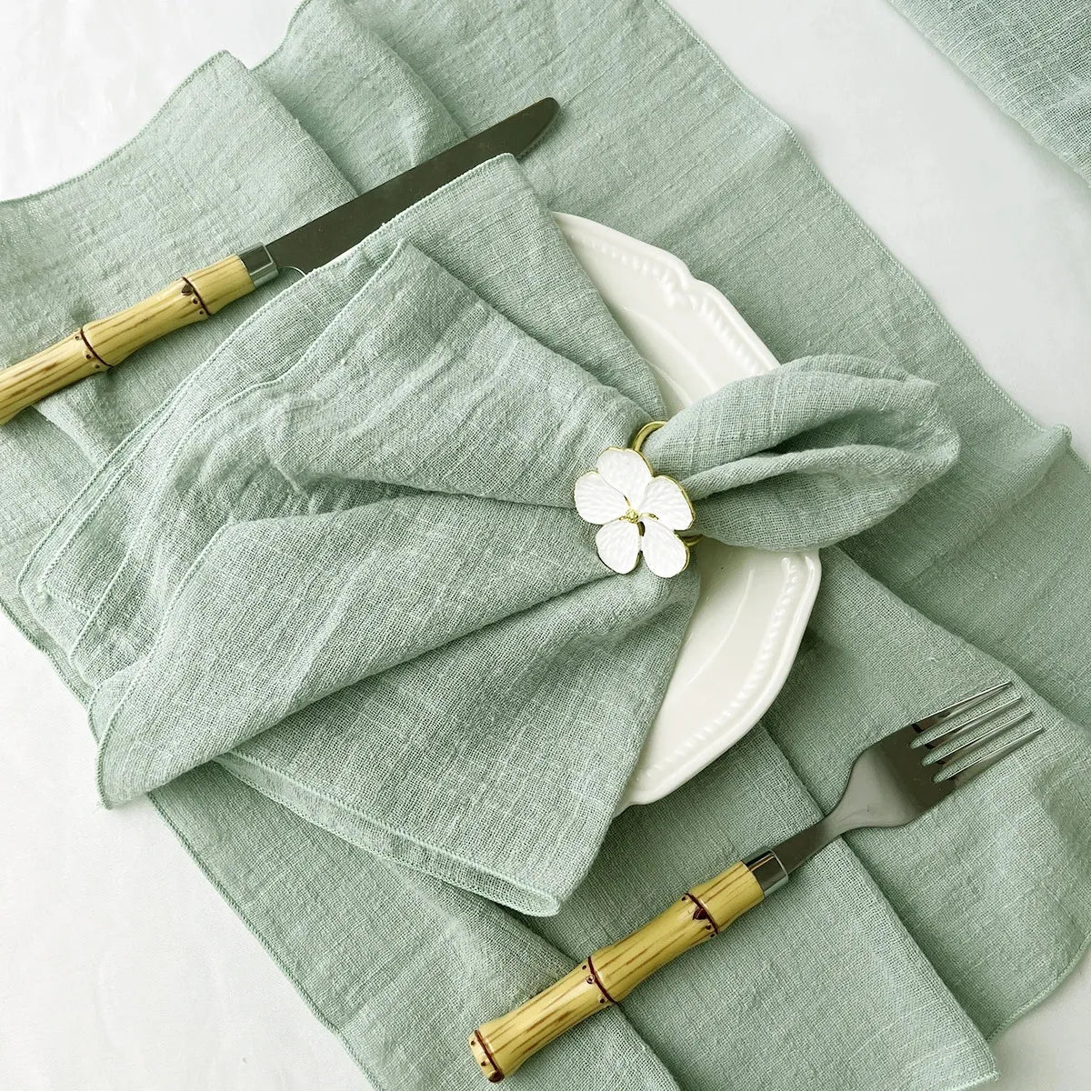 Cotton Cloth Napkins - Set of 6 - TheOrivana