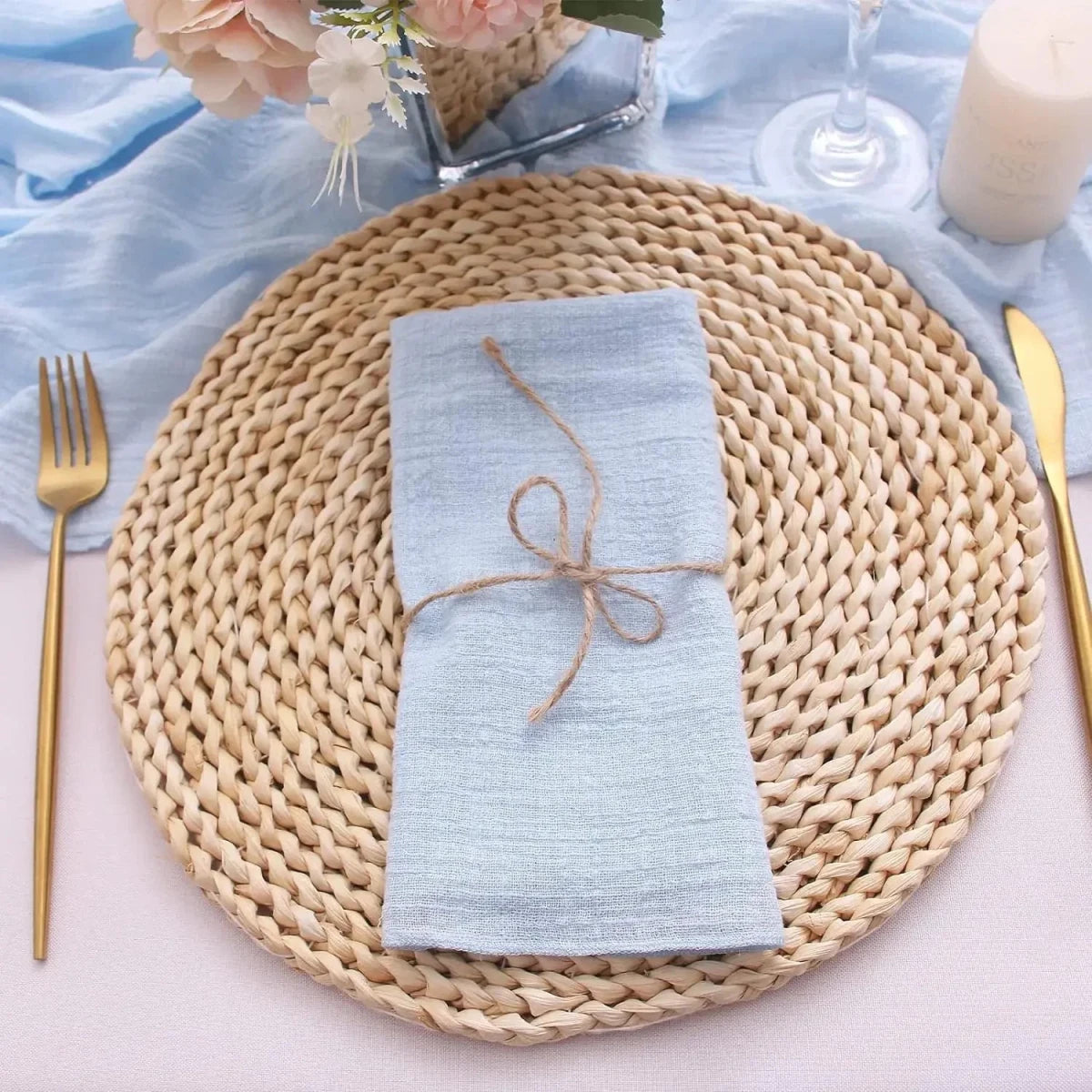 Cotton Cloth Napkins - Set of 6 - TheOrivana