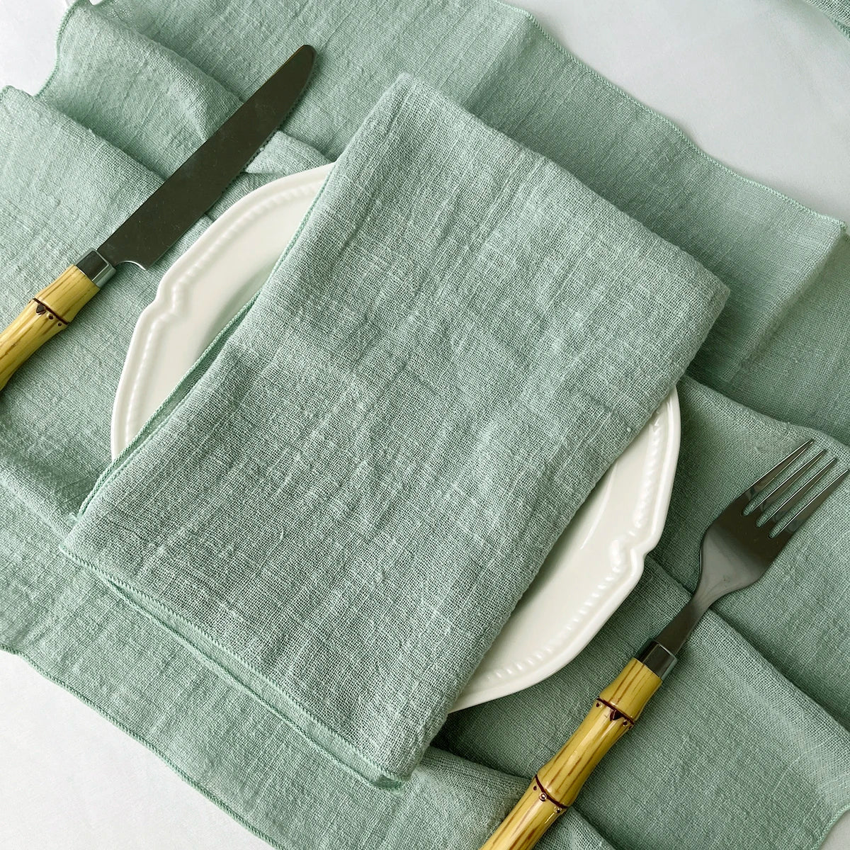 Cotton Cloth Napkins - Set of 6 - TheOrivana