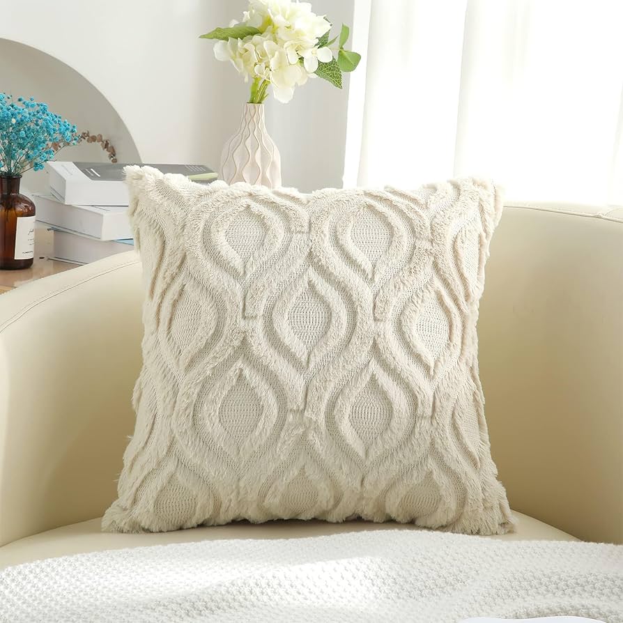 Cozy Textured Cushion Covers - Set of 2 - TheOrivana