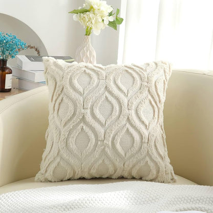 Cozy Textured Cushion Covers - Set of 2 - TheOrivana