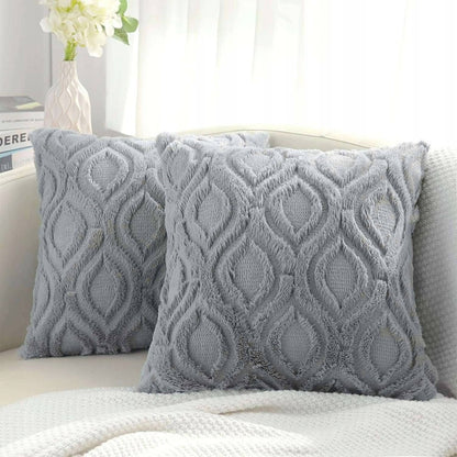 Cozy Textured Cushion Covers - Set of 2 - TheOrivana
