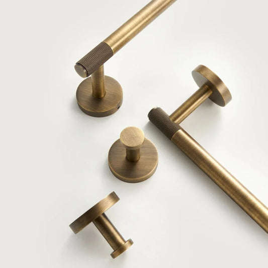 Nordic Brass Towel Rack & Paper Holder