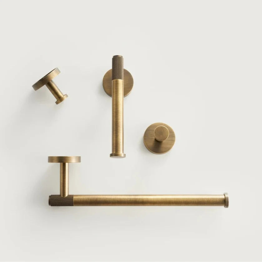 Nordic Brass Towel Rack & Paper Holder