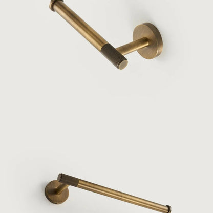 Nordic Brass Towel Rack & Paper Holder