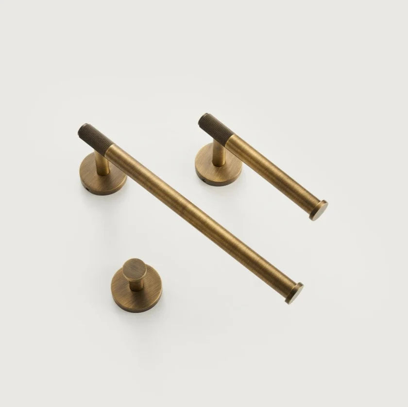 Nordic Brass Towel Rack & Paper Holder