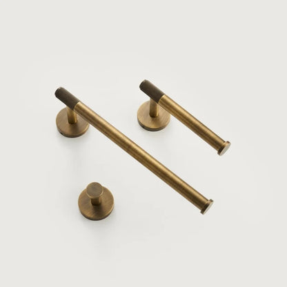 Nordic Brass Towel Rack & Paper Holder