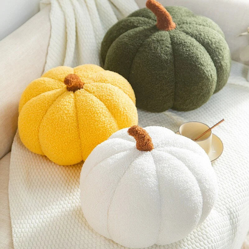 Plush Pumpkin Decorative Cushion
