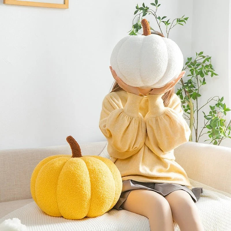 Plush Pumpkin Decorative Cushion