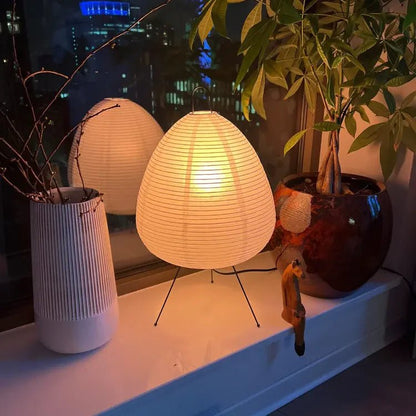 Japanese Design Rice Paper Lamp - TheOrivana