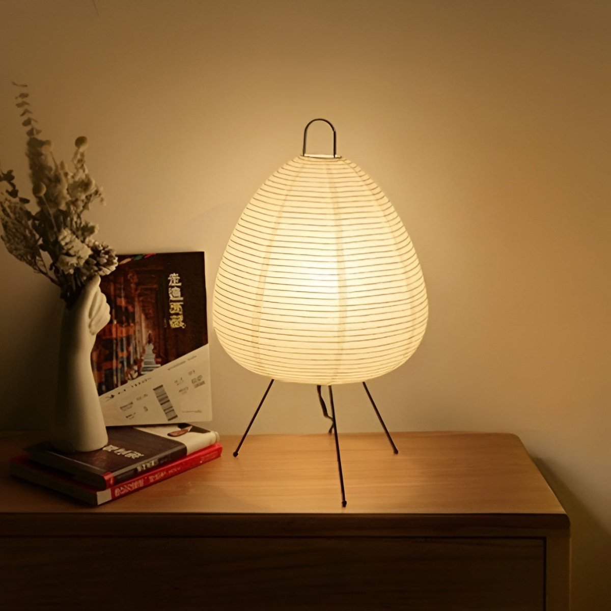 Japanese Design Rice Paper Lamp - TheOrivana