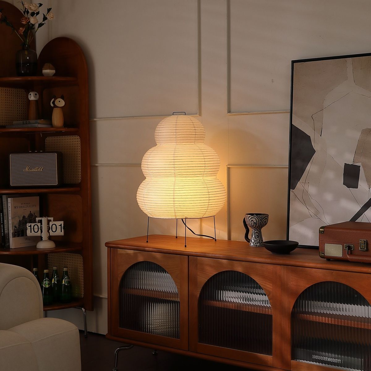 Japanese Style Rice Paper Lamp - TheOrivana