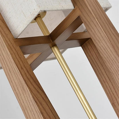 Japanese Wabi Sabi Wooden Floor Lamp - TheOrivana