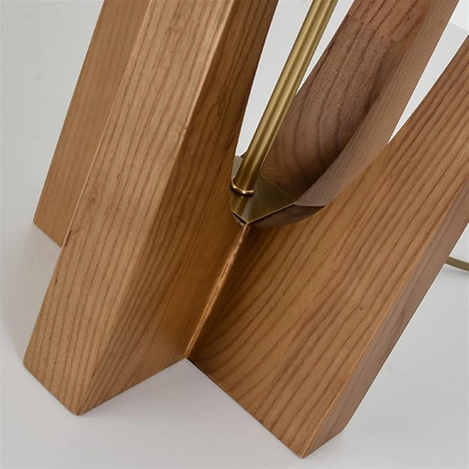 Japanese Wabi Sabi Wooden Floor Lamp - TheOrivana