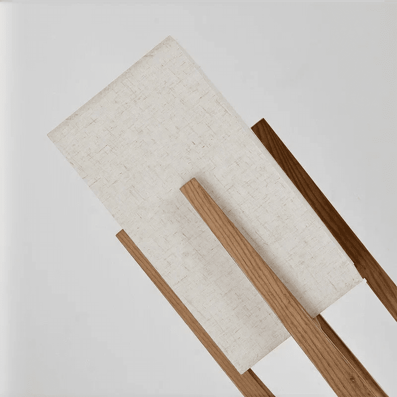 Japanese Wabi Sabi Wooden Floor Lamp - TheOrivana
