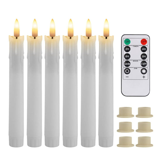LED Elegant Candles - Set of 6 - TheOrivana