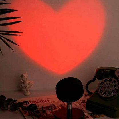 LED Heart Projection Lamp - Set of 3 - TheOrivana