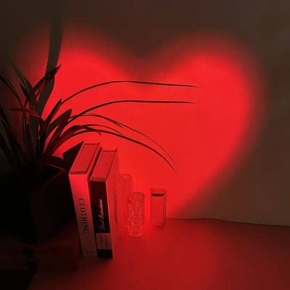 LED Heart Projection Lamp - Set of 3 - TheOrivana