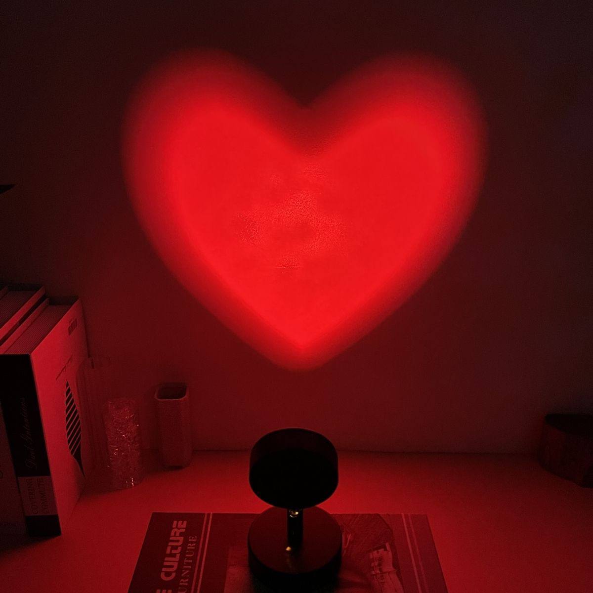 LED Heart Projection Lamp - Set of 3 - TheOrivana