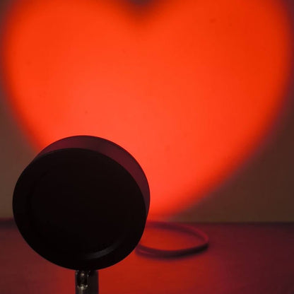 LED Heart Projection Lamp - Set of 3 - TheOrivana