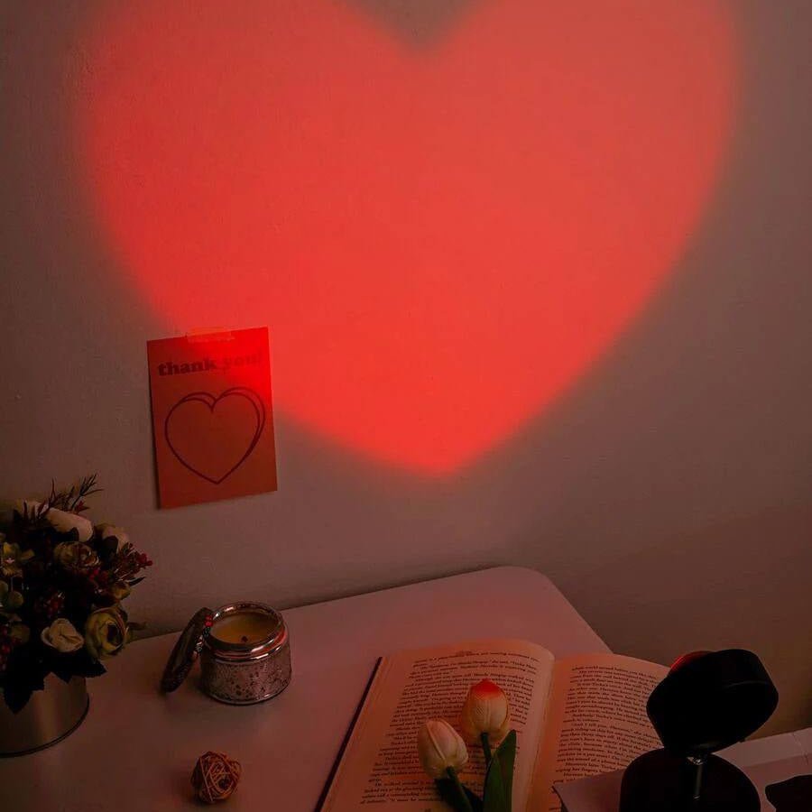 LED Heart Projection Lamp - Set of 3 - TheOrivana