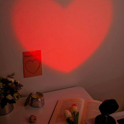 LED Heart Projection Lamp - Set of 3 - TheOrivana