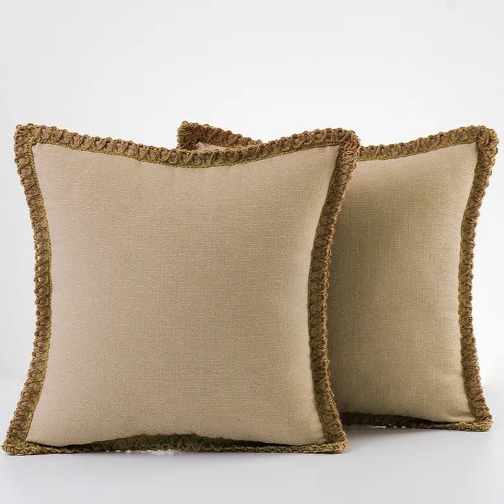 Linen Cushion Covers - Set of 2 - TheOrivana