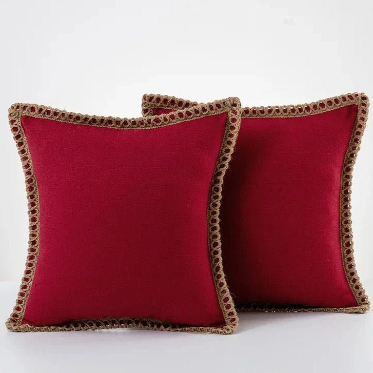 Linen Cushion Covers - Set of 2 - TheOrivana